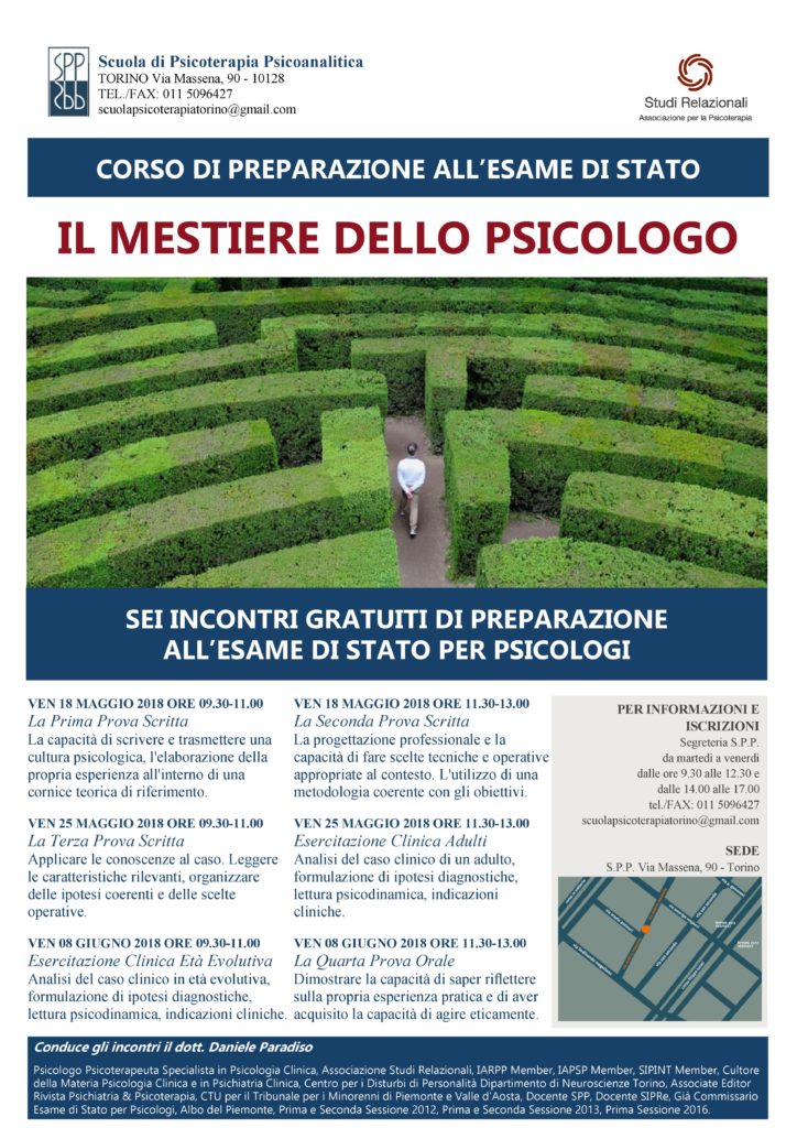 esame di stato psicologia torino